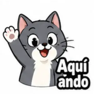 Aquí ando - getsticker.com
