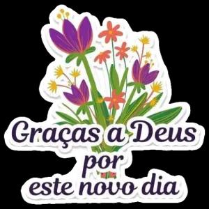 Graças a Deus por este novo dia - getsticker.com