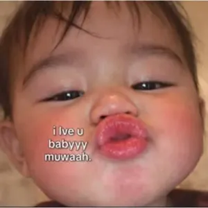 i lve u babyyy muwah. - getsticker.com