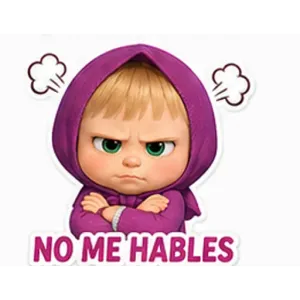 NO ME HABLES - getsticker.com