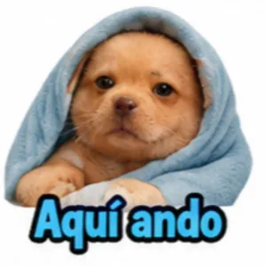 Aquí ando - getsticker.com
