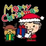 ばぁばとわんこ❤︎ほっこり冬スタンプ