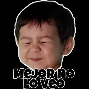 MEJOR NO LO VEO - getsticker.com
