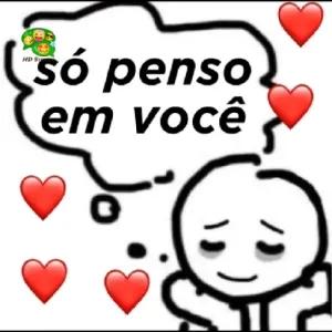 só penso em você - getsticker.com