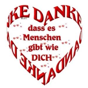 DANKE dass es Menschen gibt wie DICH - getsticker.com