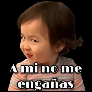 A mi no me engañas - getsticker.com