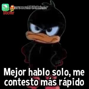 Mejor hablo solo, me contesto más rápido - getsticker.com
