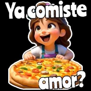Ya comiste amor? - getsticker.com