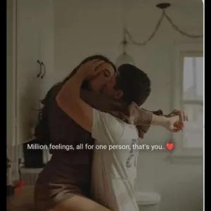 Million feelings, all for one person, that's you.. - getsticker.com