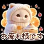 冬の猫のスコティッシュ【よく使う言葉】