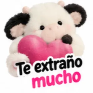 Te extraño mucho - getsticker.com