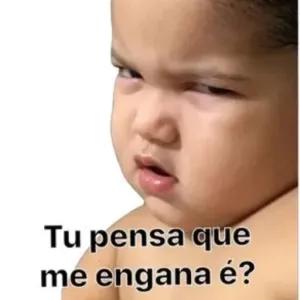 Tu pensa que me engana é? - getsticker.com