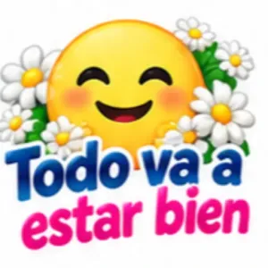 Todo va a estar bien - getsticker.com