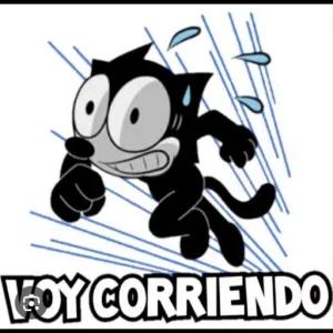 VOY CORRIENDO - getsticker.com