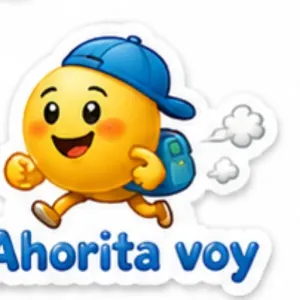 Ahorita voy - getsticker.com