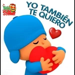 Text Sticker YO TAMBIÉN TE QUIERO - getsticker.com