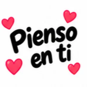 Pienso en ti - getsticker.com
