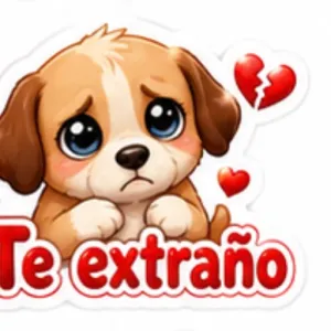 Te extraño - getsticker.com