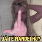 ja te mandei hj？