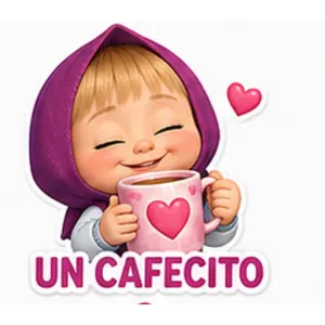 UN CAFECITO - getsticker.com