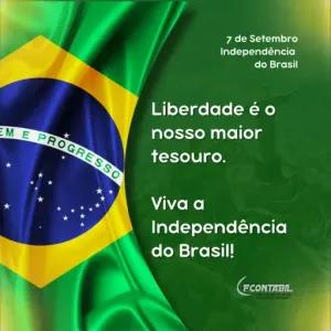 7 de Setembro Independência do Brasil Liberdade é o nosso maior tesouro. Viva a Independência do Brasil! - getsticker.com