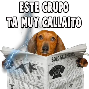 ESTE GRUPO TA MUY CALLAITO SOLO SALCHICHAS - getsticker.com