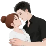 愛情熱吻動態貼紙😈