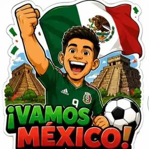 ¡VAMOS MÉXICO! - getsticker.com
