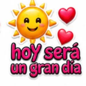 hoy será un gran día - getsticker.com