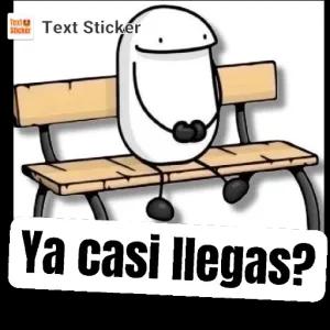 Ya casi llegas? - getsticker.com