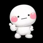 ぷくつやシール風♡ず～っと使えるお返事