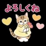 冬の毎日と年末年始☆猫たちのスタンプ