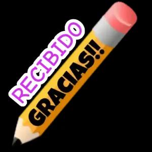 RECIBIDO GRACIAS!! - getsticker.com