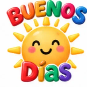 BUENOS Días - getsticker.com
