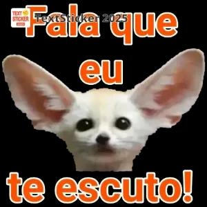 Fala que eu te escuto! - getsticker.com
