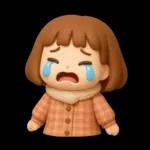 かわいい女の子❤️冬のスタンプ