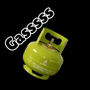 Gassss NETTO: 3 KG BERAT KOSONG: 5.9KG PRODUKSI PERTAMINA - JAKARTA - getsticker.com