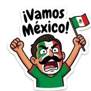 ¡Vamos México! - getsticker.com
