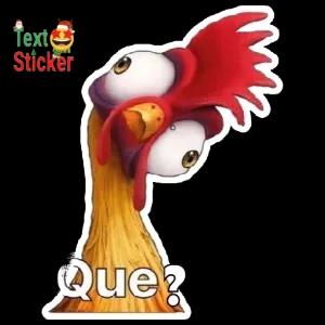 Que? - getsticker.com