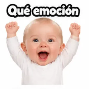 Qué emoción - getsticker.com