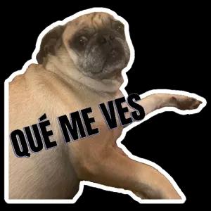QUÉ ME VES - getsticker.com