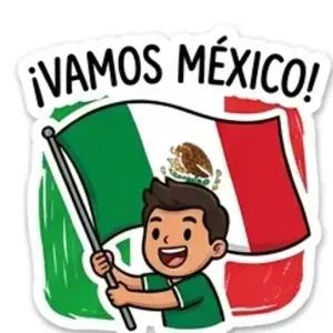 ¡VAMOS MÉXICO! - getsticker.com