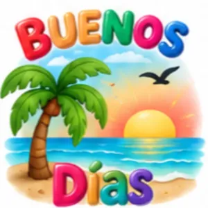 BUENOS DIAS - getsticker.com
