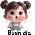 Pegatinas de niña
