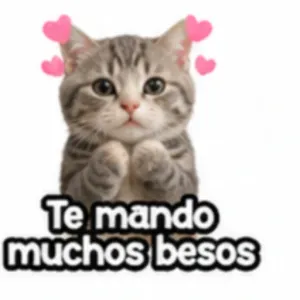 Te mando muchos besos - getsticker.com