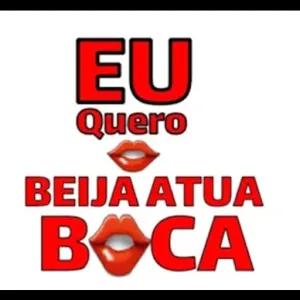EU Quero BEIJA ATUA BOCA - getsticker.com