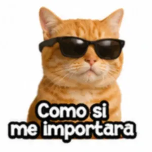 Como si me importara - getsticker.com