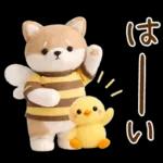 癒やしばいぬで春の日常スタンプ
