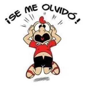 ¡SE ME OLVIDÓ! - getsticker.com