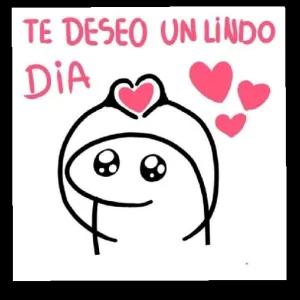 TE DESEO UN LINDO DIA - getsticker.com